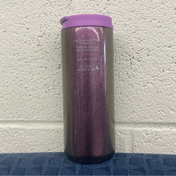 Starbucks insulated Tumblr 12 ounce new with tags purple glitter - Picture 5 of 6